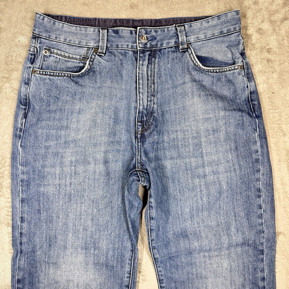 Nautica Jeans Mens 32x30 Light Wash Straight Leg 100% Cotton Denim Classic Fit